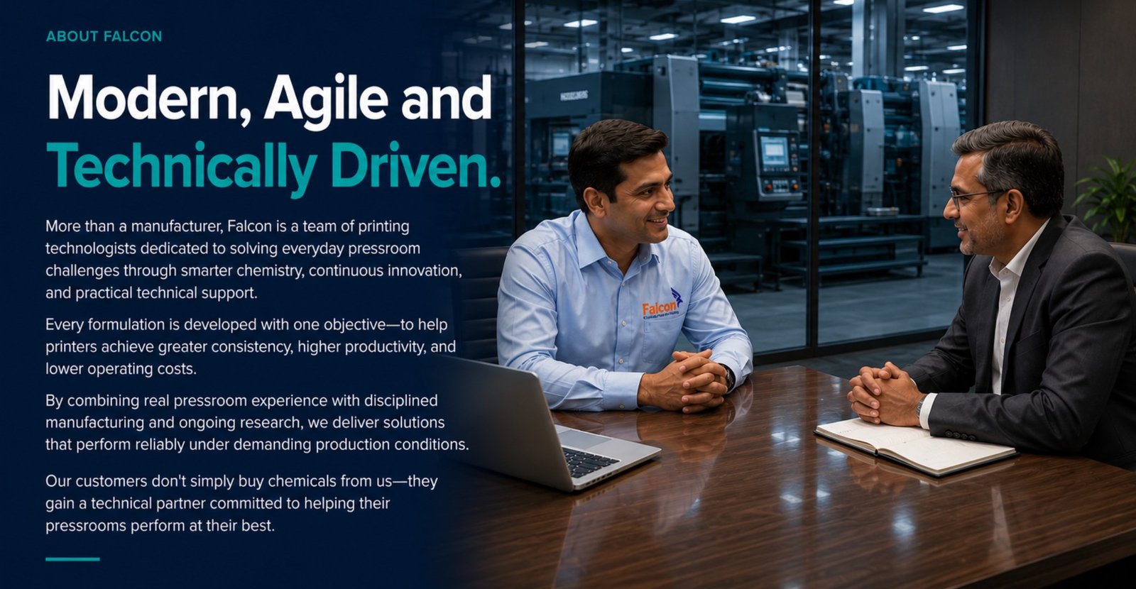 Falcon modern agile technically driven team
