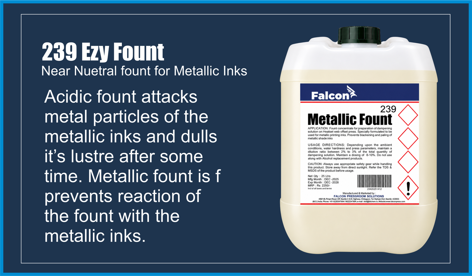 Metallic Fount