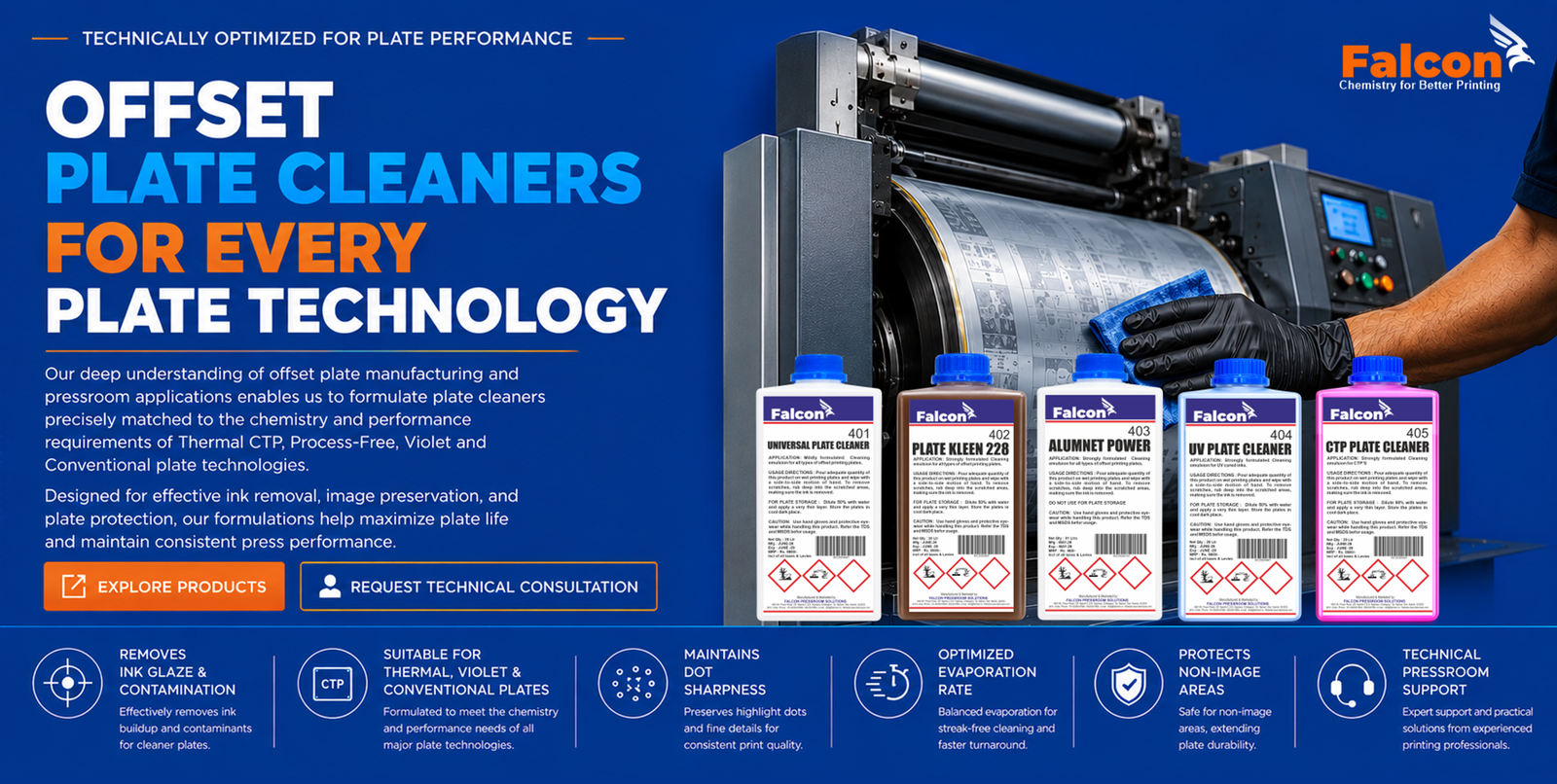 Offset Plate Cleaners