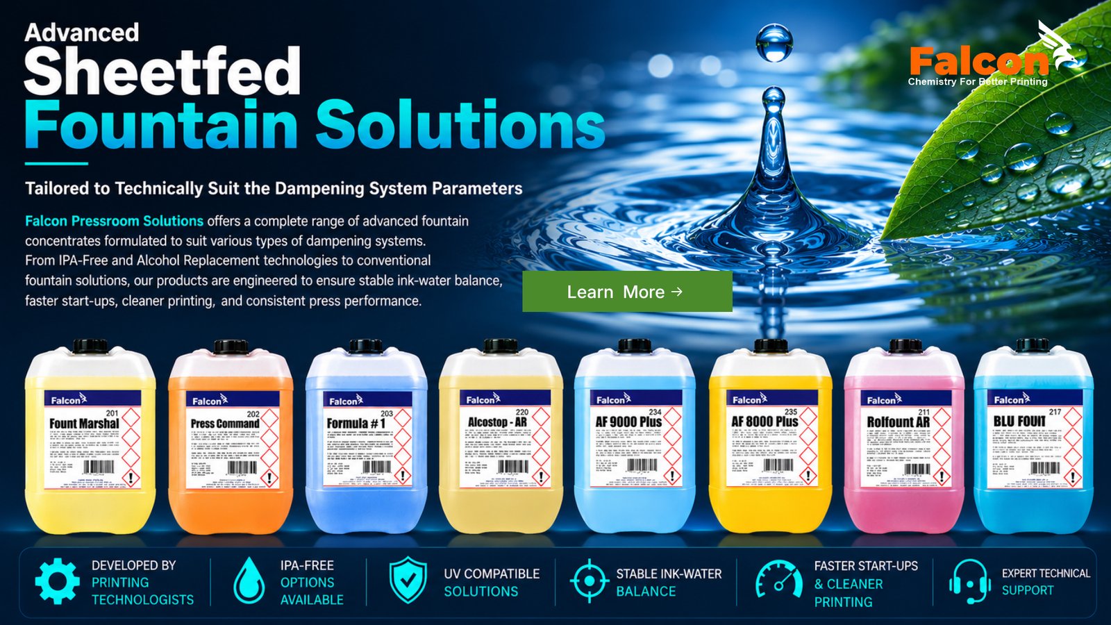 Sheetfed Fountain Solutions